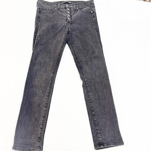 Veronica Beard Debbie 10" Skinny Dark Wash Charcoal Denim Jeans Size 31 - Picture 2 of 10